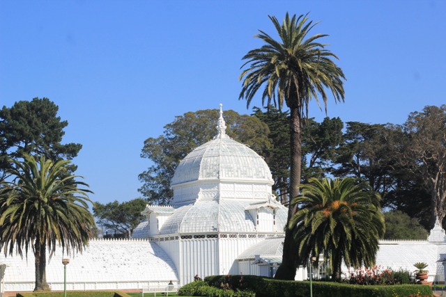 Conservatório de Flores no Golden Gate Park em San Francisco (Natália Cagnani)